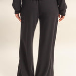 Wide Leg Jogger Pant - Black-Bottoms- Hometown Style HTS, women's in store and online boutique located in Ingersoll, Ontario