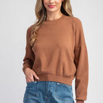 Solid Mock Neck Sweater - Coco-sweater- Hometown Style HTS, women's in store and online boutique located in Ingersoll, Ontario