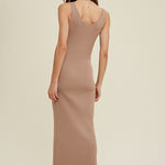 Ribbed Knit Maxi - Mocha- Hometown Style HTS, women's in store and online boutique located in Ingersoll, Ontario