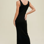 Ribbed Knit Maxi - Black- Hometown Style HTS, women's in store and online boutique located in Ingersoll, Ontario