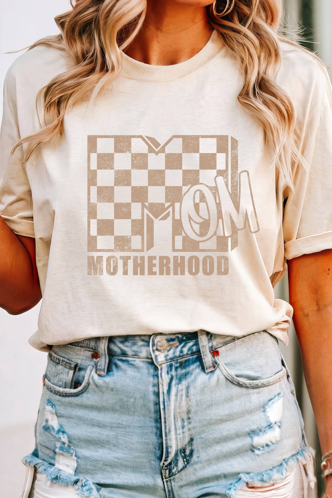 MTV Mom, Comfort Tee : Natural / Large- Hometown Style HTS, women's in store and online boutique located in Ingersoll, Ontario