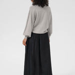 Regina Glitter Knit Pullover - Silver Metallic-Tops- Hometown Style HTS, women's in store and online boutique located in Ingersoll, Ontario