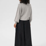 Regina Glitter Knit Pullover - Silver Metallic-Tops- Hometown Style HTS, women's in store and online boutique located in Ingersoll, Ontario