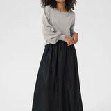 Regina Glitter Knit Pullover - Silver Metallic-Tops- Hometown Style HTS, women's in store and online boutique located in Ingersoll, Ontario