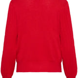 Lone Knit Pullover - Haute Red-Sweater- Hometown Style HTS, women's in store and online boutique located in Ingersoll, Ontario