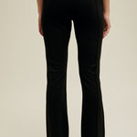 Seam Detail Knit Pants - Black-Pants- Hometown Style HTS, women's in store and online boutique located in Ingersoll, Ontario