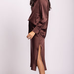 Lena Skirt - Brown-Skirt- Hometown Style HTS, women's in store and online boutique located in Ingersoll, Ontario