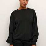 Lone Knit Pullover - Deep Black-sweater- Hometown Style HTS, women's in store and online boutique located in Ingersoll, Ontario