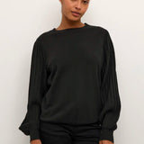 Lone Knit Pullover - Deep Black-sweater- Hometown Style HTS, women's in store and online boutique located in Ingersoll, Ontario