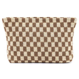 Checkered Makeup Pouch-Accessories- Hometown Style HTS, women's in store and online boutique located in Ingersoll, Ontario