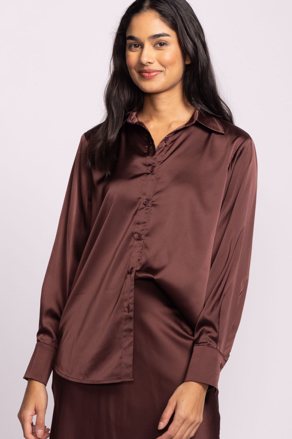 Myla Top - Brown-blouse- Hometown Style HTS, women's in store and online boutique located in Ingersoll, Ontario