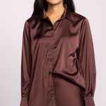 Myla Top - Brown-blouse- Hometown Style HTS, women's in store and online boutique located in Ingersoll, Ontario
