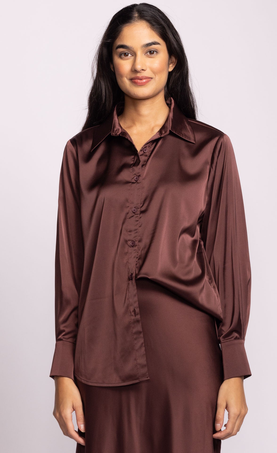 Myla Top - Brown-blouse- Hometown Style HTS, women's in store and online boutique located in Ingersoll, Ontario