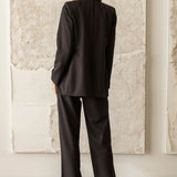 Wide Leg Slacks - Black-Pants- Hometown Style HTS, women's in store and online boutique located in Ingersoll, Ontario