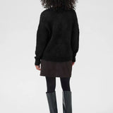 Sandra Knit Pullover - Black/Silver Lurex-sweater- Hometown Style HTS, women's in store and online boutique located in Ingersoll, Ontario