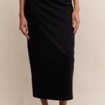 Gail Midi Skirt - Black-Skirt- Hometown Style HTS, women's in store and online boutique located in Ingersoll, Ontario