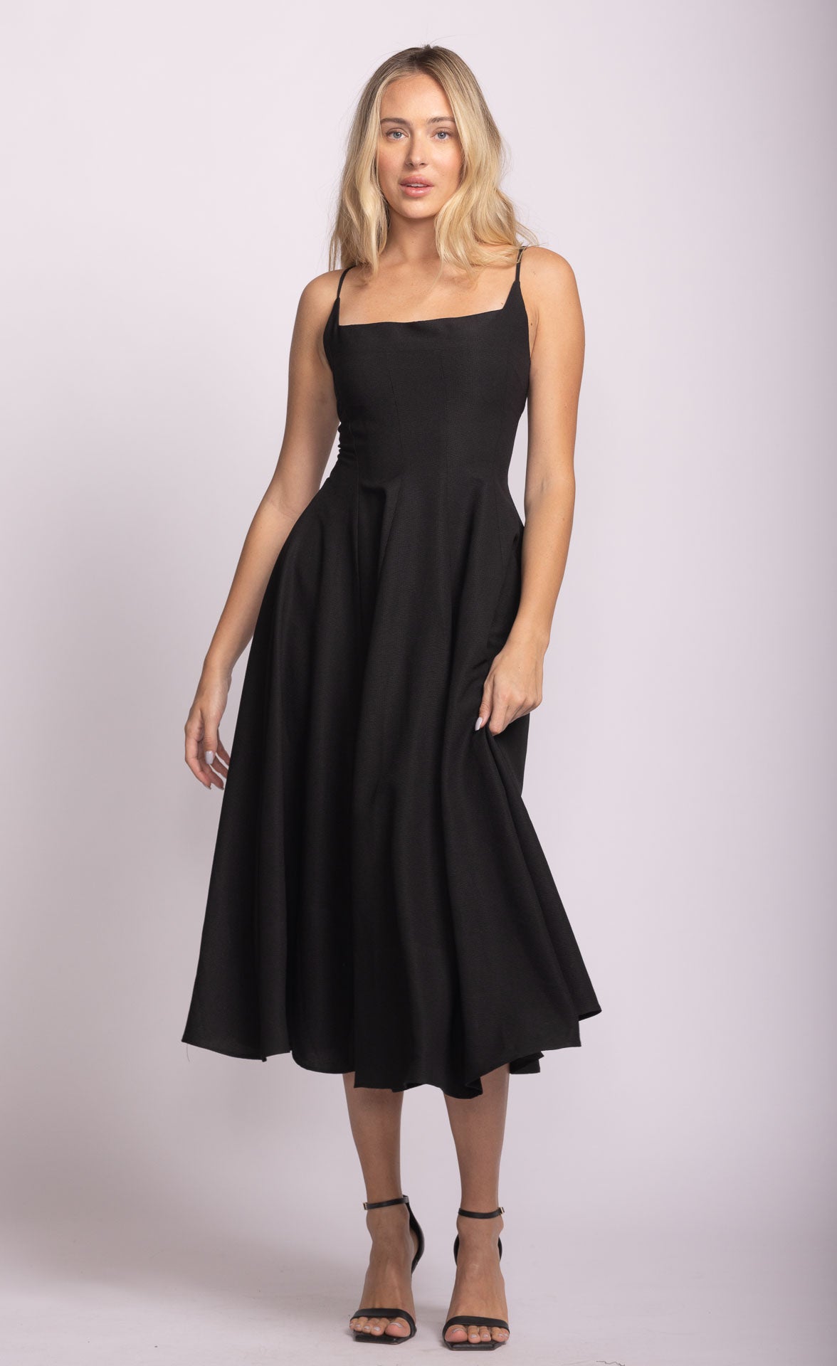 Willa Dress - Black-dress- Hometown Style HTS, women's in store and online boutique located in Ingersoll, Ontario