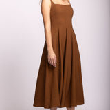 Willa Dress - Brown-dress- Hometown Style HTS, women's in store and online boutique located in Ingersoll, Ontario