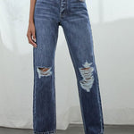 High Rise Boyfriend Medium Wash-Pants- Hometown Style HTS, women's in store and online boutique located in Ingersoll, Ontario