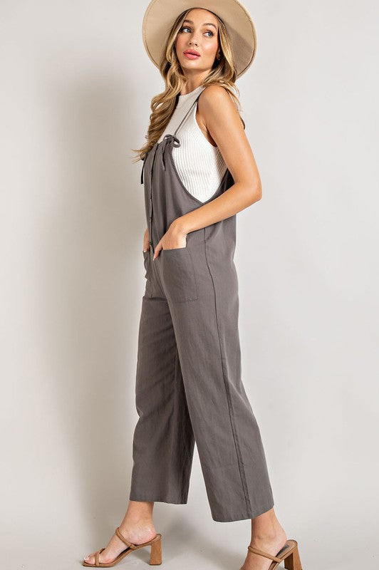 Straight Leg Overalls - Olive -EX-overalls- Hometown Style HTS, women's in store and online boutique located in Ingersoll, Ontario