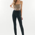 Ultra High Rise Super Skinny - Black-denim- Hometown Style HTS, women's in store and online boutique located in Ingersoll, Ontario