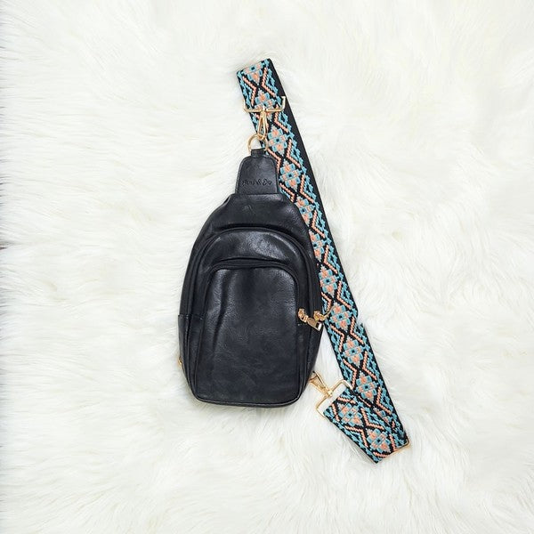 Double Zip Belt Bag - Black-Handbags- Hometown Style HTS, women's in store and online boutique located in Ingersoll, Ontario