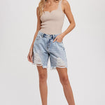 Essential Ribbed Tank - Sand-cami- Hometown Style HTS, women's in store and online boutique located in Ingersoll, Ontario