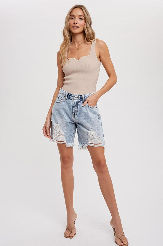 Essential Ribbed Tank - Sand-cami- Hometown Style HTS, women's in store and online boutique located in Ingersoll, Ontario