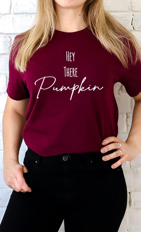 Hey There Pumpkin - Maroon-Shirts & Tops- Hometown Style HTS, women's in store and online boutique located in Ingersoll, Ontario