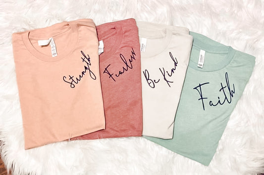Spring Personalized Tees- Hometown Style HTS, women's in store and online boutique located in Ingersoll, Ontario