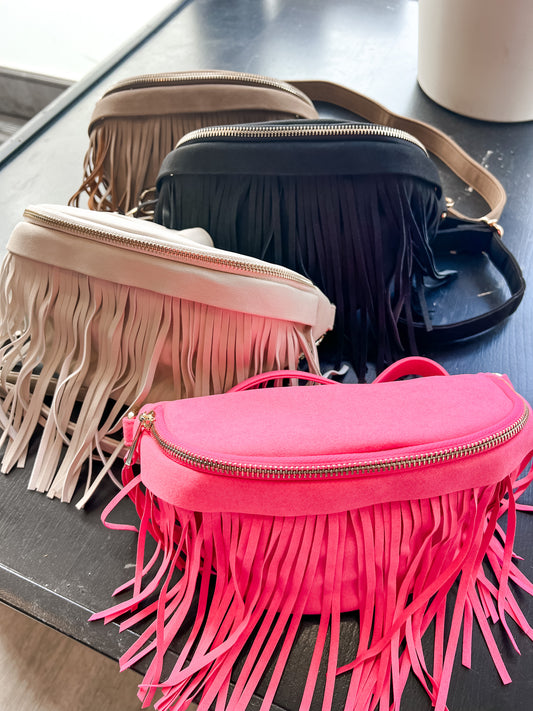 Fringe Belt Bag- Hometown Style HTS, women's in store and online boutique located in Ingersoll, Ontario